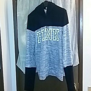 Vs pink full zip hoodie